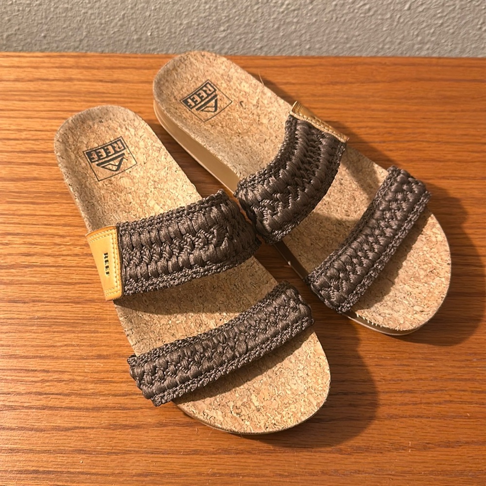 Reef Brown Woven Sandals